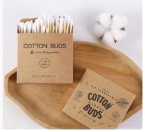 Bamboo Cotton Buds - 100 PACK | Eco friendly | Plastic Free | Natural - simplyThinkECO