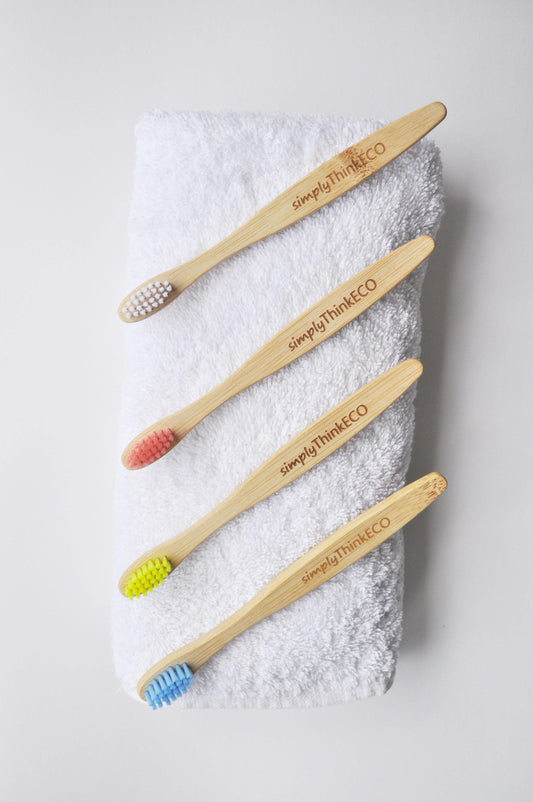 Four Kids Bamboo Toothbrush - simplyThinkECO